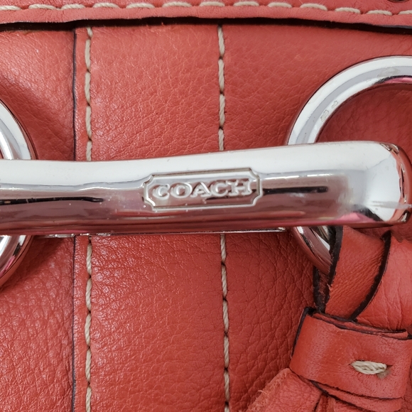 COACH Braided Coral Satchal Bag - Picture 11 of 16